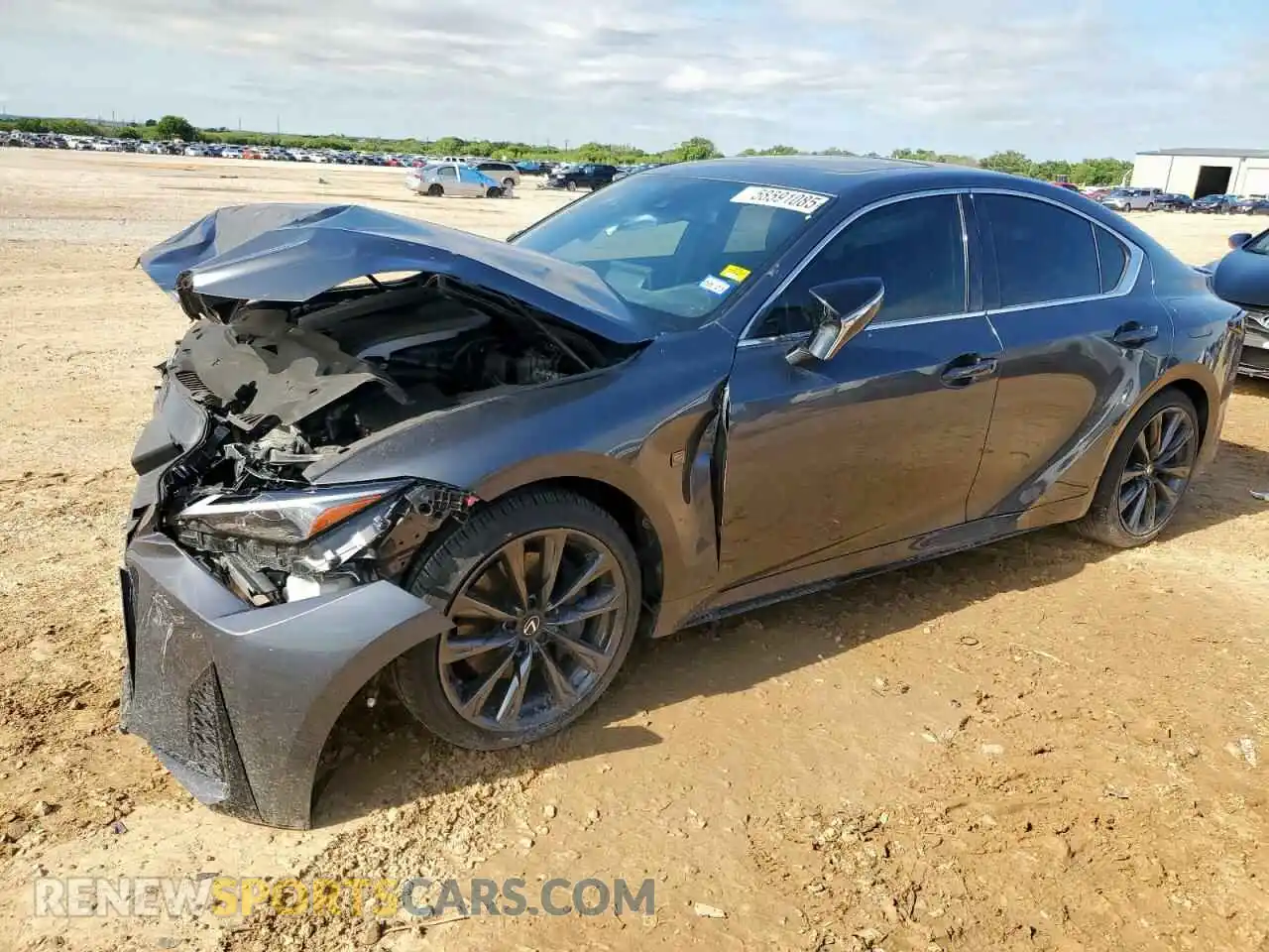1 Photograph of a damaged car JTHB81F29R5053035 LEXUS IS 2024