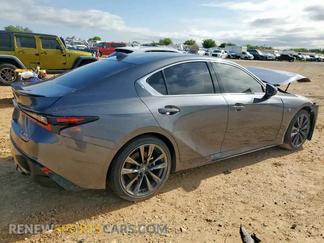 3 Photograph of a damaged car JTHB81F29R5053035 LEXUS IS 2024