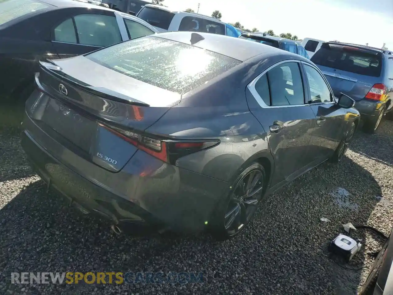 3 Photograph of a damaged car JTHBA1D29R5130638 LEXUS IS 2024