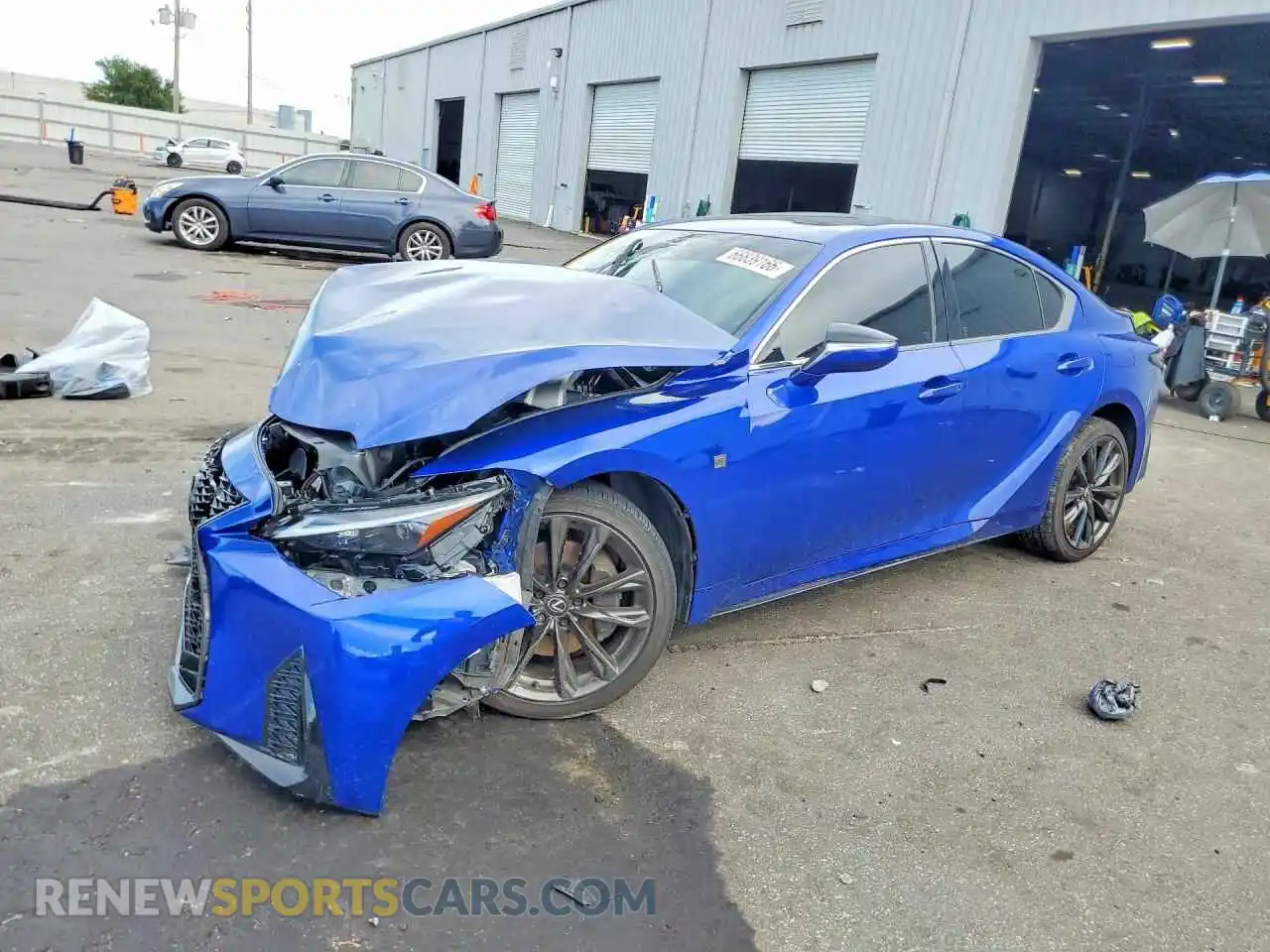 1 Photograph of a damaged car JTHBZ1B20R5079865 LEXUS IS 2024