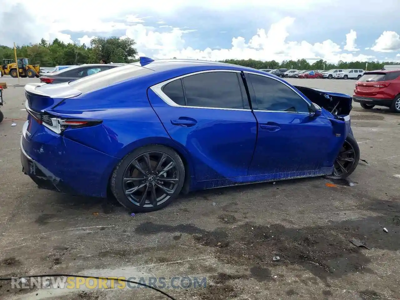 3 Photograph of a damaged car JTHBZ1B20R5079865 LEXUS IS 2024