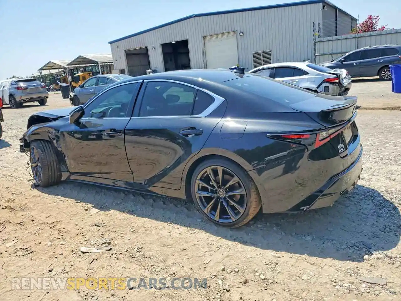 2 Photograph of a damaged car JTHBZ1B22R5082282 LEXUS IS 2024