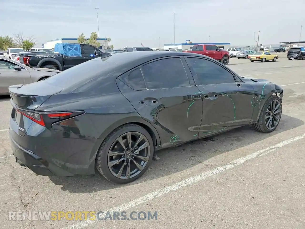 3 Фотография поврежденного автомобиля JTHBZ1B28R5074753 LEXUS IS 2024