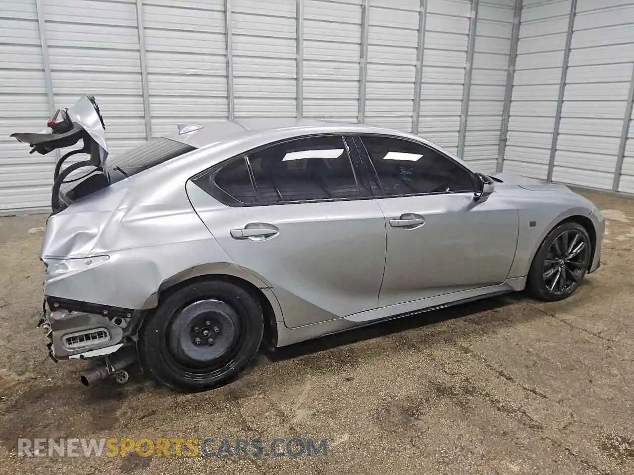 3 fotografías del automóvil dañado JTHBZ1B29R5079265 LEXUS IS 2024