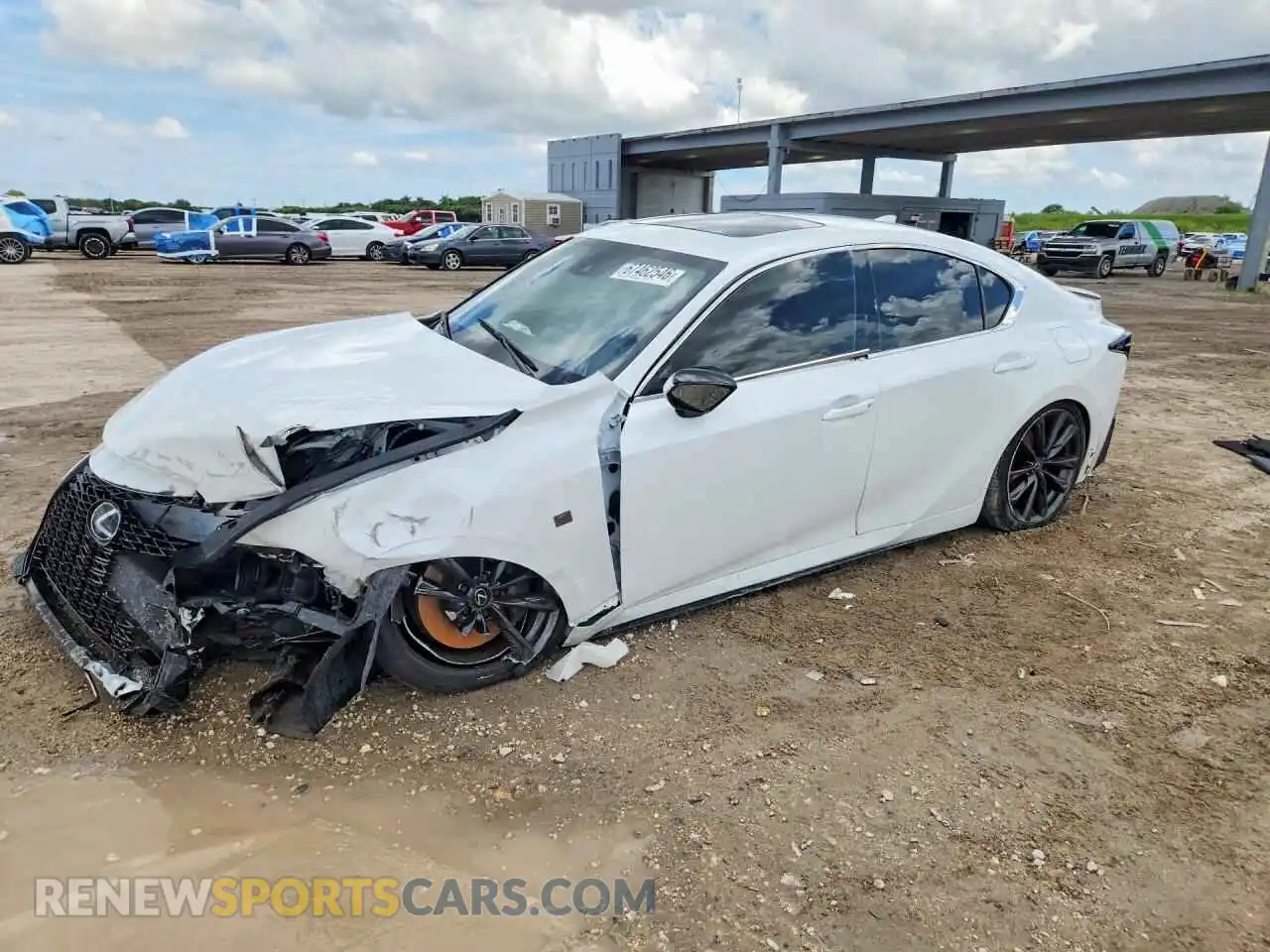1 Photograph of a damaged car JTHBZ1B29R5080917 LEXUS IS 2024