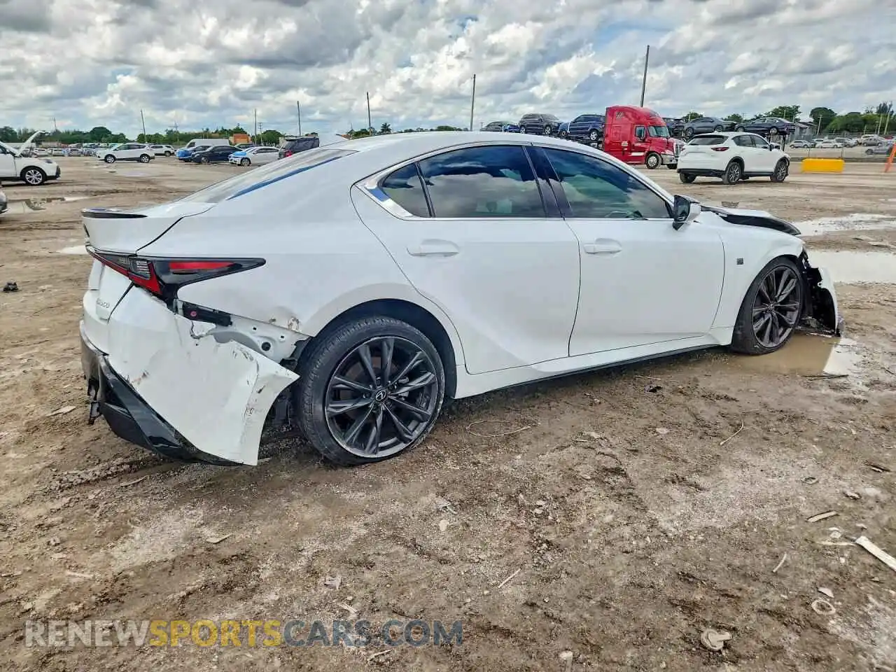 3 Photograph of a damaged car JTHBZ1B29R5080917 LEXUS IS 2024