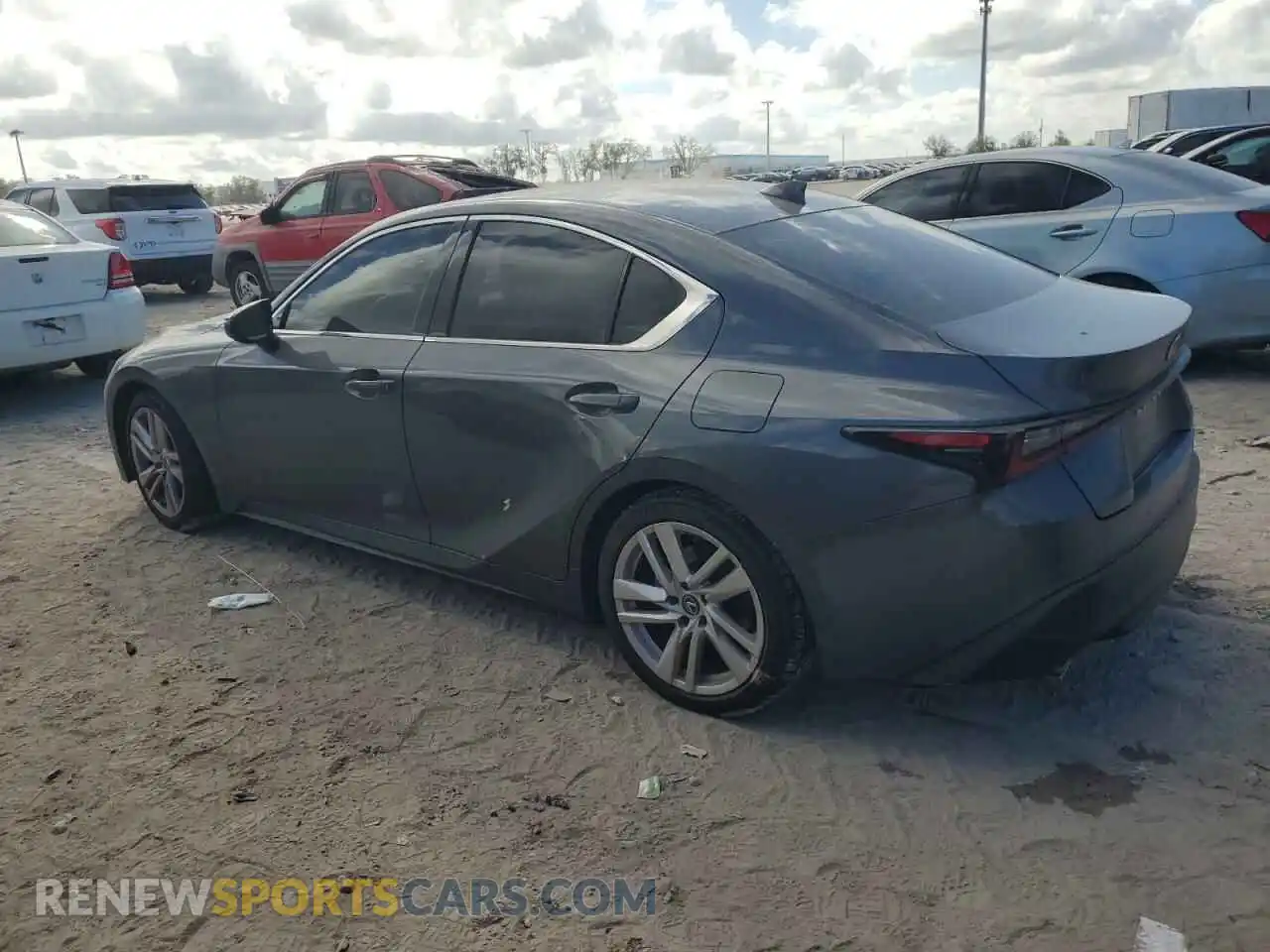 2 Photograph of a damaged car JTHCA1D21R5130072 LEXUS IS 2024