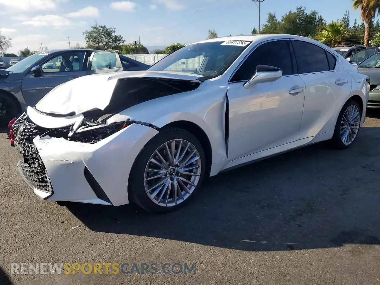 1 Photograph of a damaged car JTHD81F24R5052917 LEXUS IS 2024
