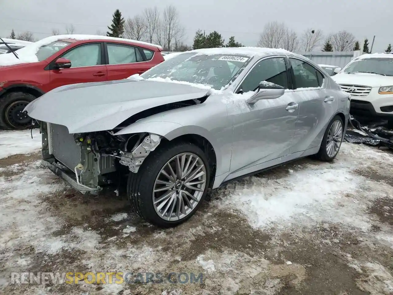 1 Photograph of a damaged car JTHD81F2XR5054039 LEXUS IS 2024