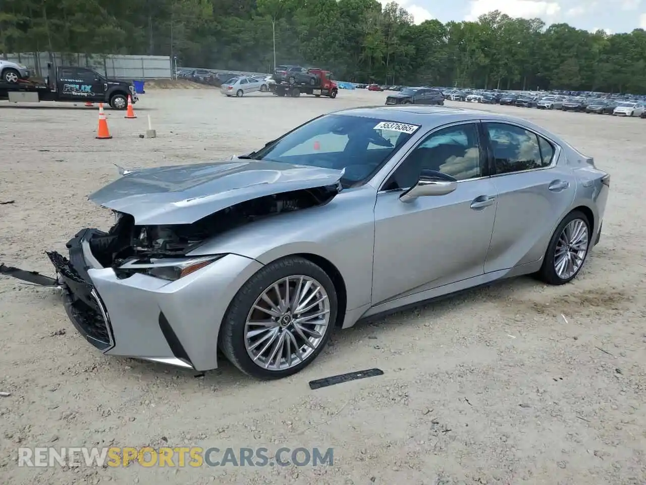 1 Photograph of a damaged car JTHDA1D26R5131903 LEXUS IS 2024
