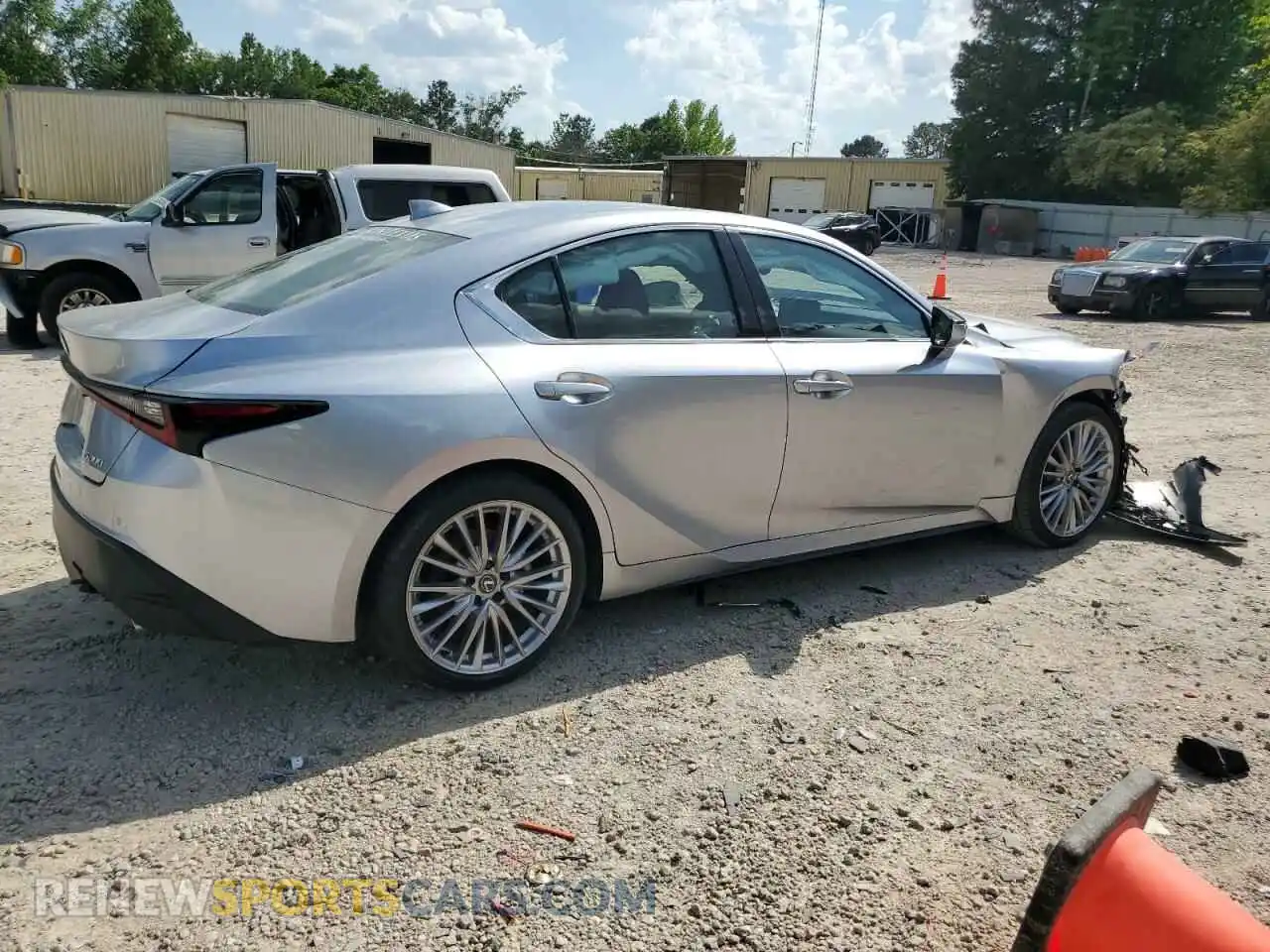 3 Photograph of a damaged car JTHDA1D26R5131903 LEXUS IS 2024