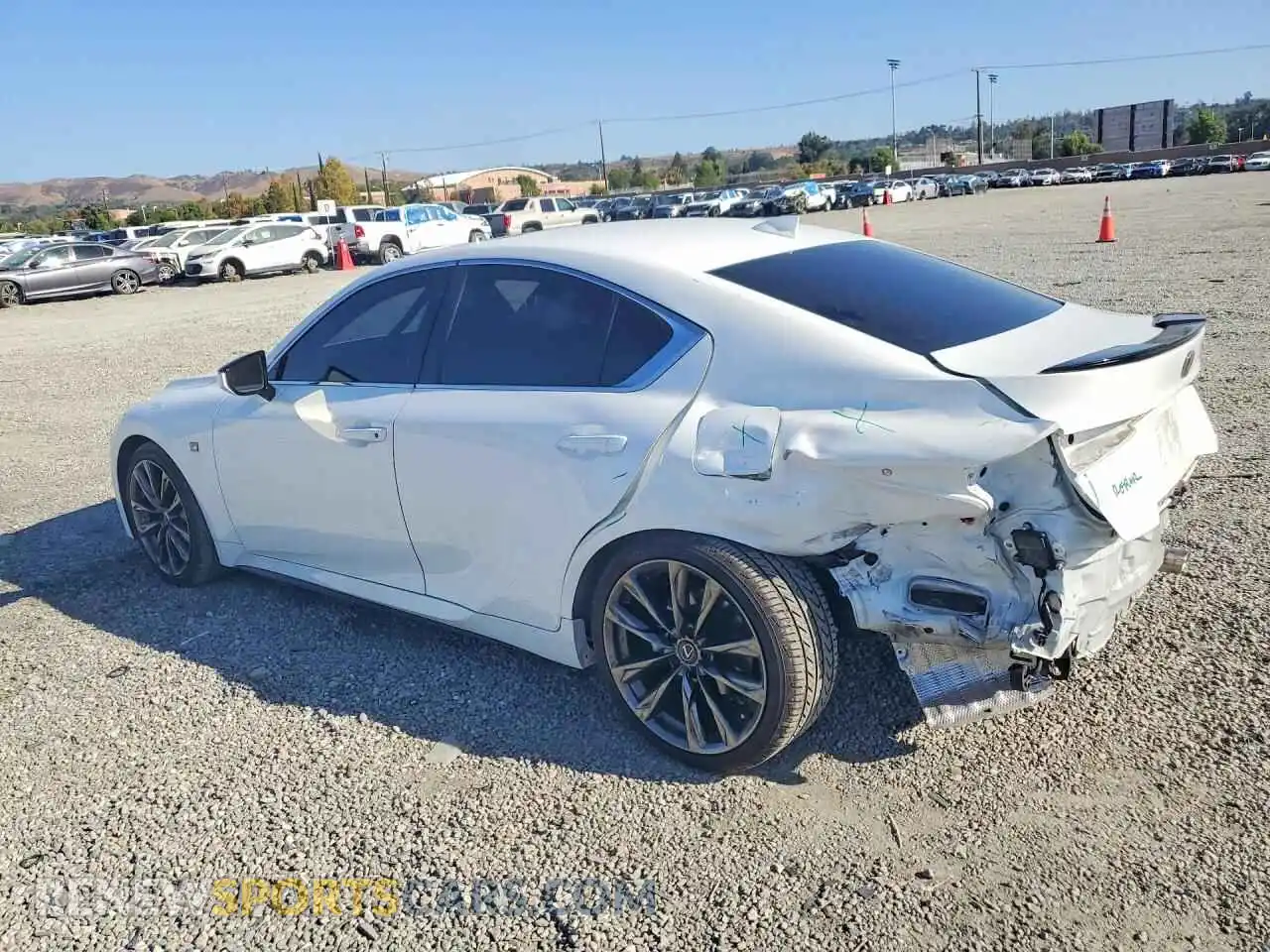 2 Photograph of a damaged car JTHGZ1B26R5080203 LEXUS IS 2024