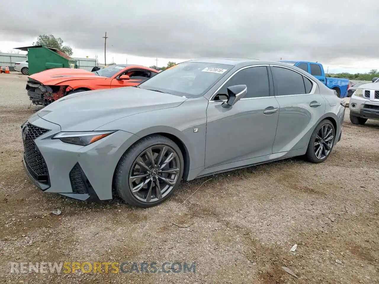 1 Photograph of a damaged car JTHGZ1B27R5074894 LEXUS IS 2024