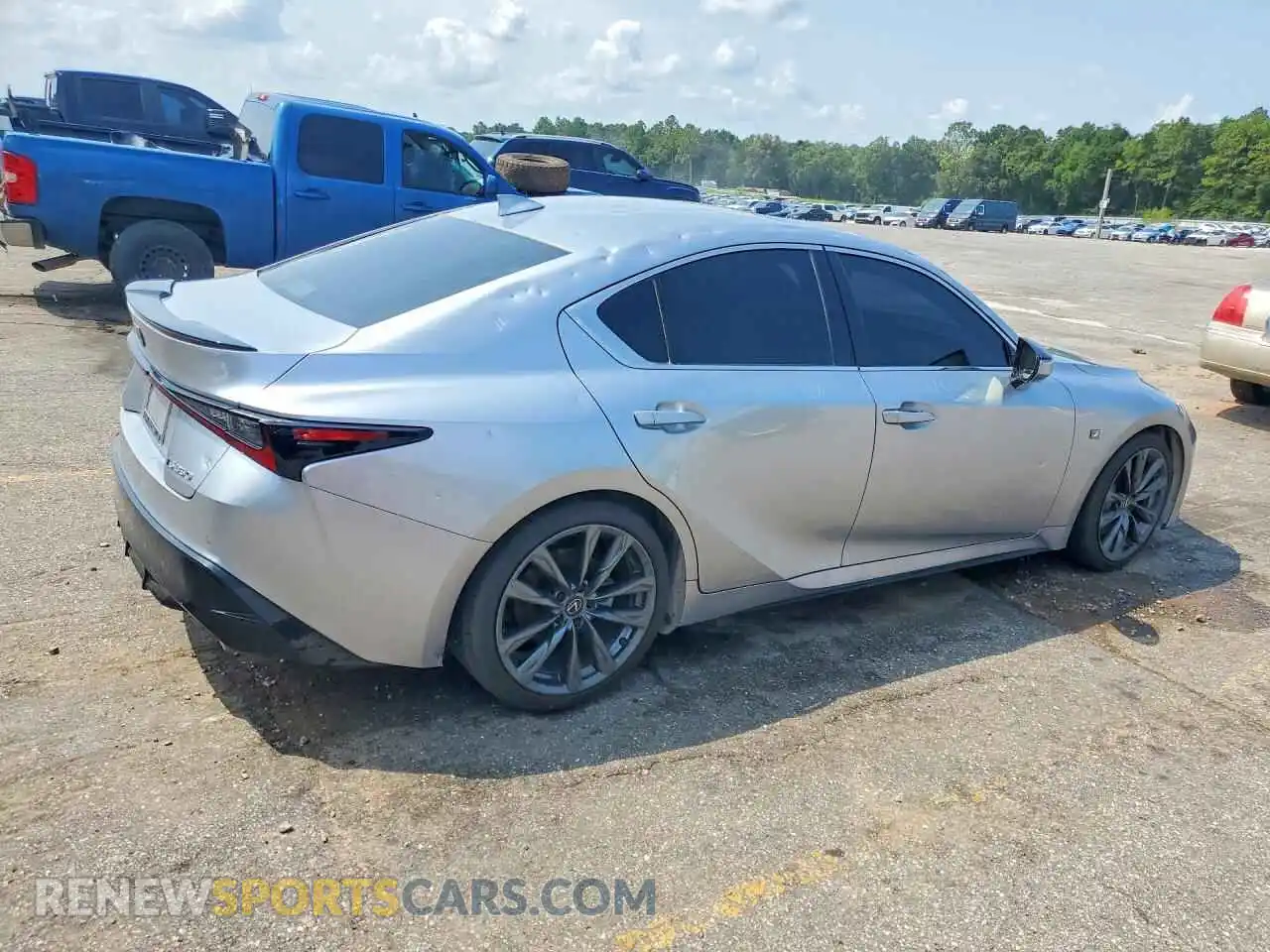 3 Photograph of a damaged car JTHGZ1B27R5082235 LEXUS IS 2024