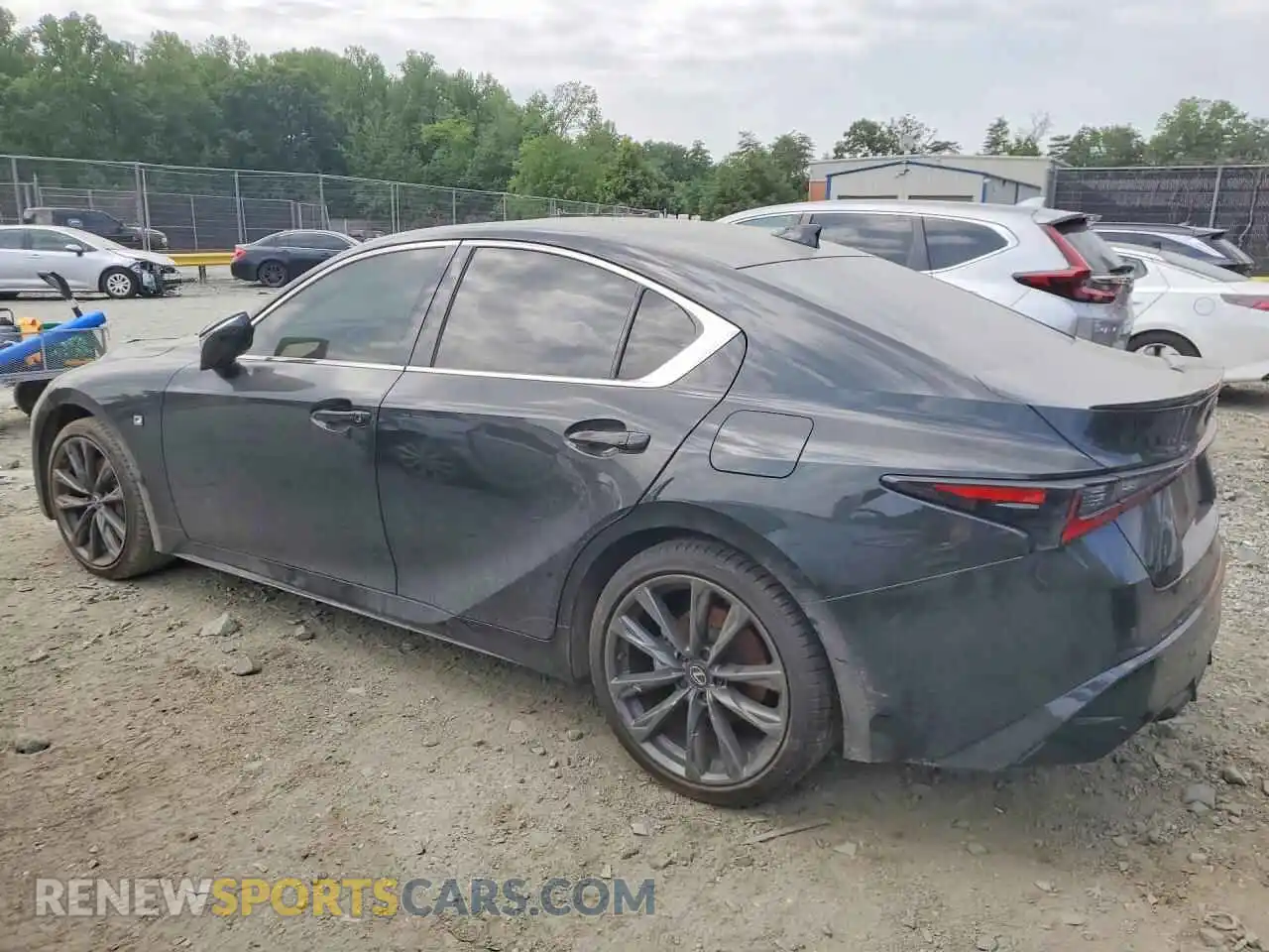 2 Photograph of a damaged car JTHGZ1E28R5037364 LEXUS IS 2024