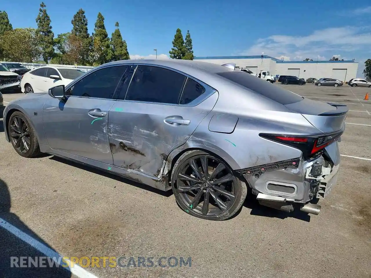 2 Photograph of a damaged car JTHBA1D23S5133962 LEXUS IS 2025