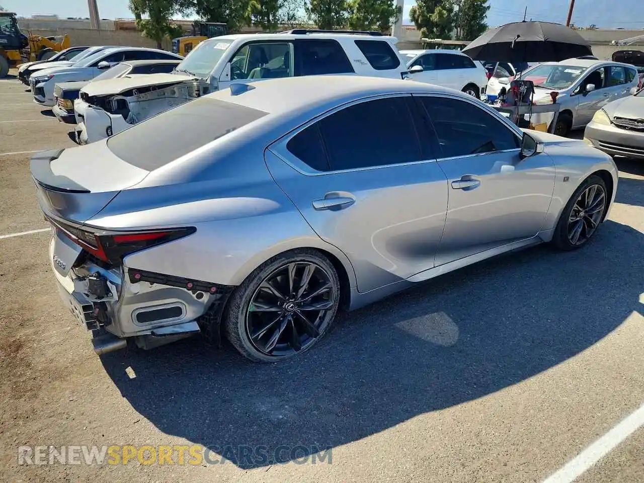 3 Photograph of a damaged car JTHBA1D23S5133962 LEXUS IS 2025