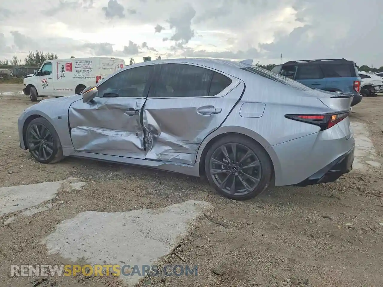 2 Photograph of a damaged car JTHBZ1B20S5083145 LEXUS IS 2025