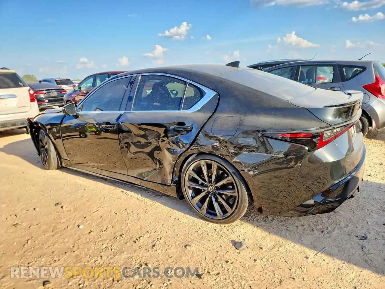 2 Photograph of a damaged car JTHBZ1B23S5084497 LEXUS IS 2025