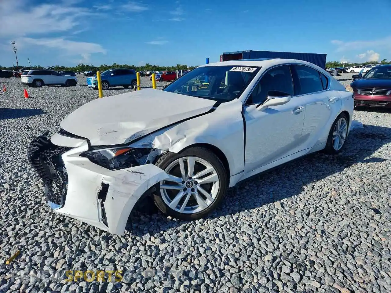 1 Photograph of a damaged car JTHCA1D27S5134049 LEXUS IS 2025