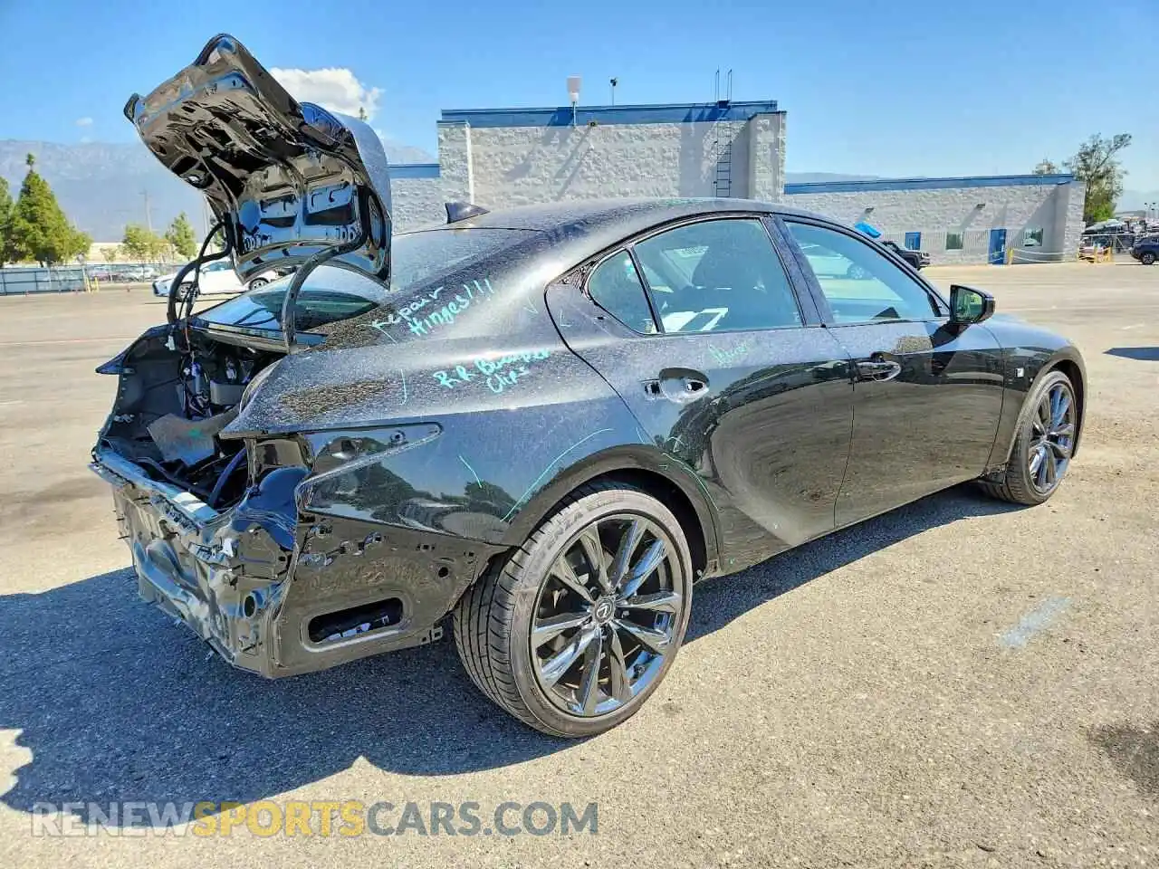 3 Photograph of a damaged car JTHGZ1B2XS5087550 LEXUS IS 2025