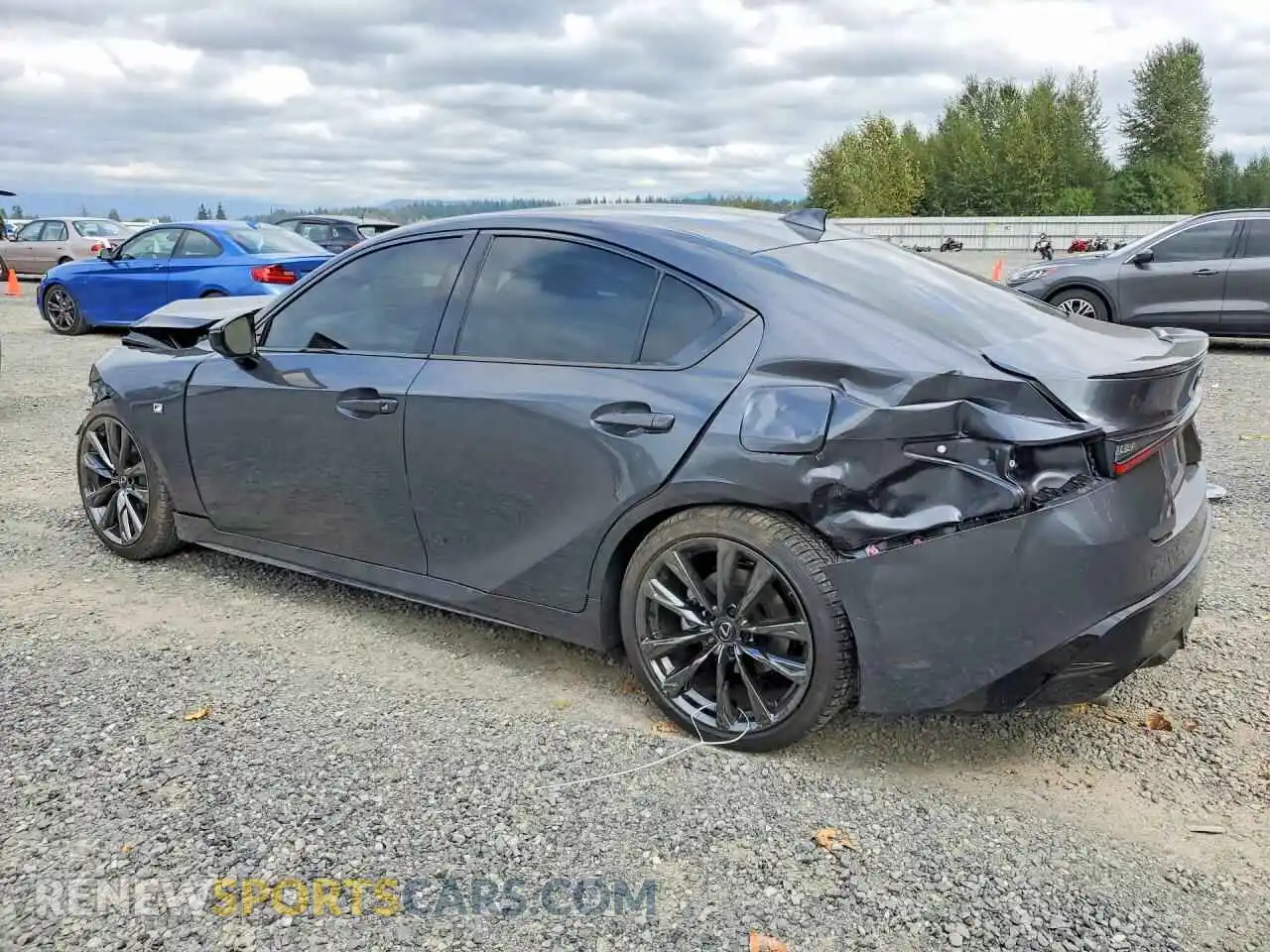 2 Photograph of a damaged car JTHGZ1E25S5043208 LEXUS IS 2025