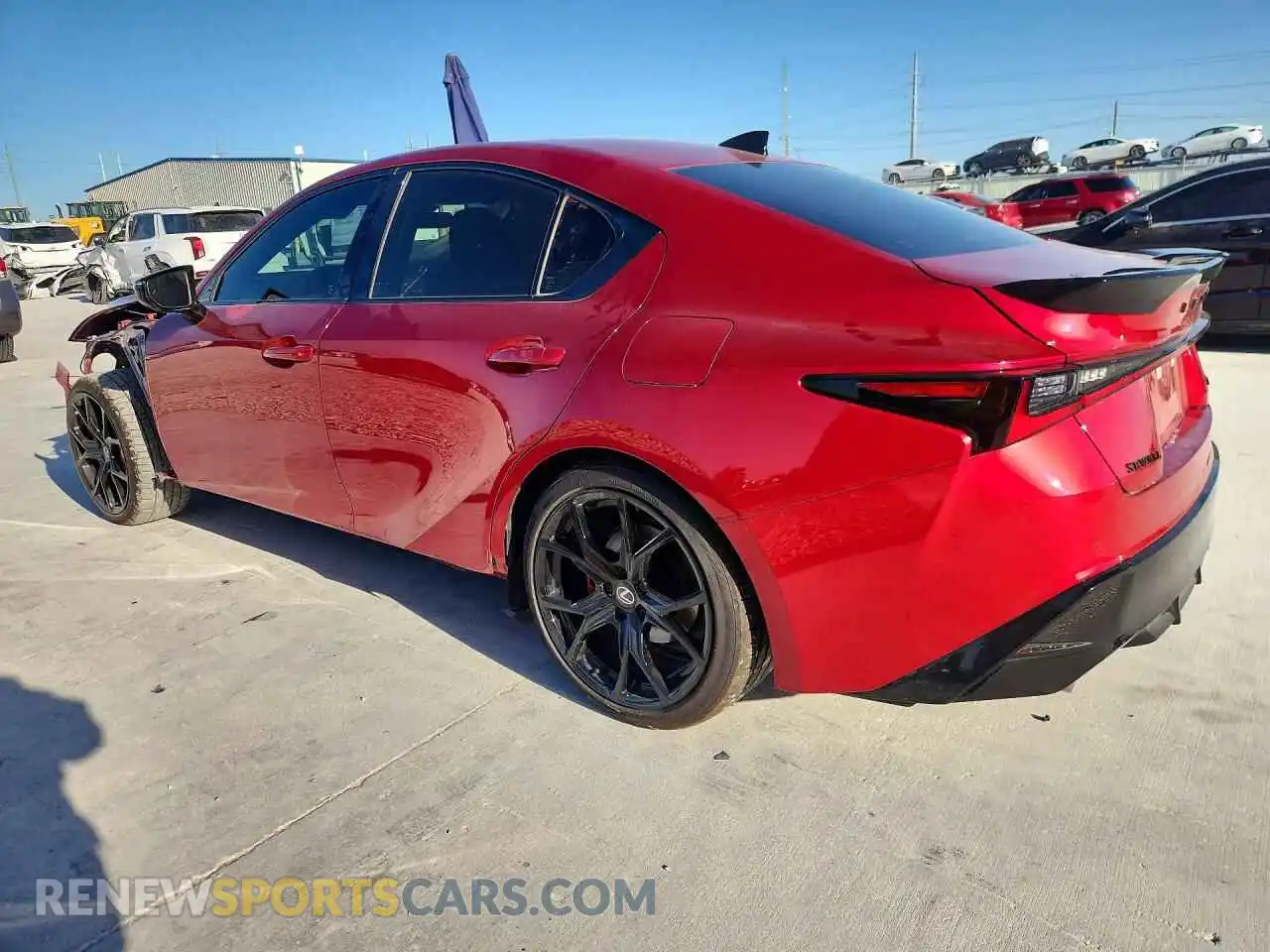 2 fotografías del automóvil dañado JTHGZ1B25T5101937 LEXUS IS 2026