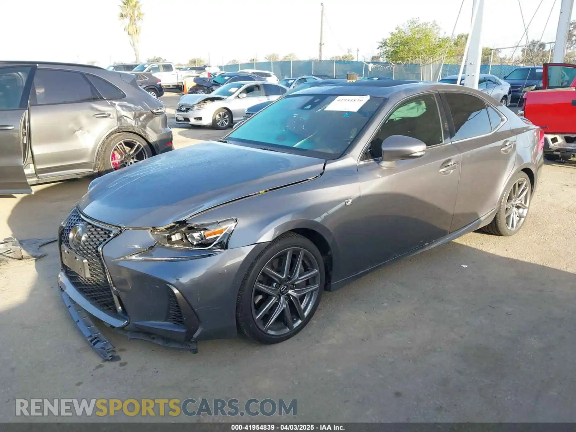 2 Photograph of a damaged car JTHBA1D23K5095990 LEXUS IS 300 2019