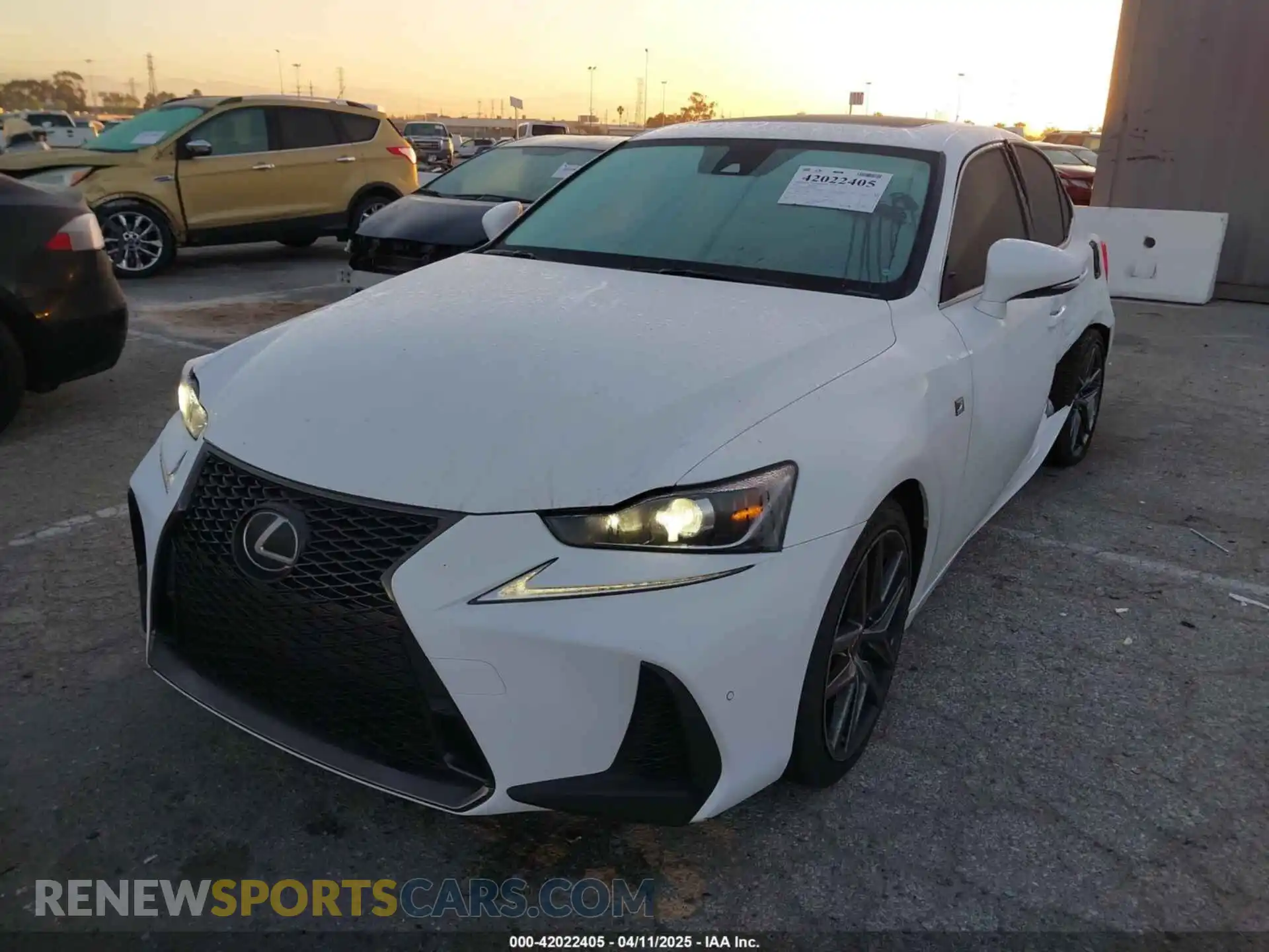 2 Photograph of a damaged car JTHBA1D25K5094680 LEXUS IS 300 2019