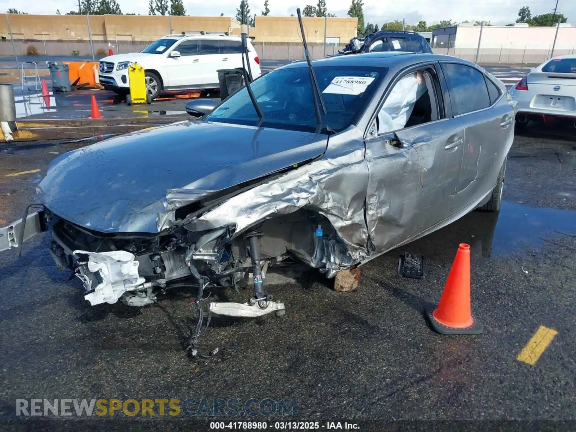 2 Photograph of a damaged car JTHBA1D28K5099758 LEXUS IS 300 2019