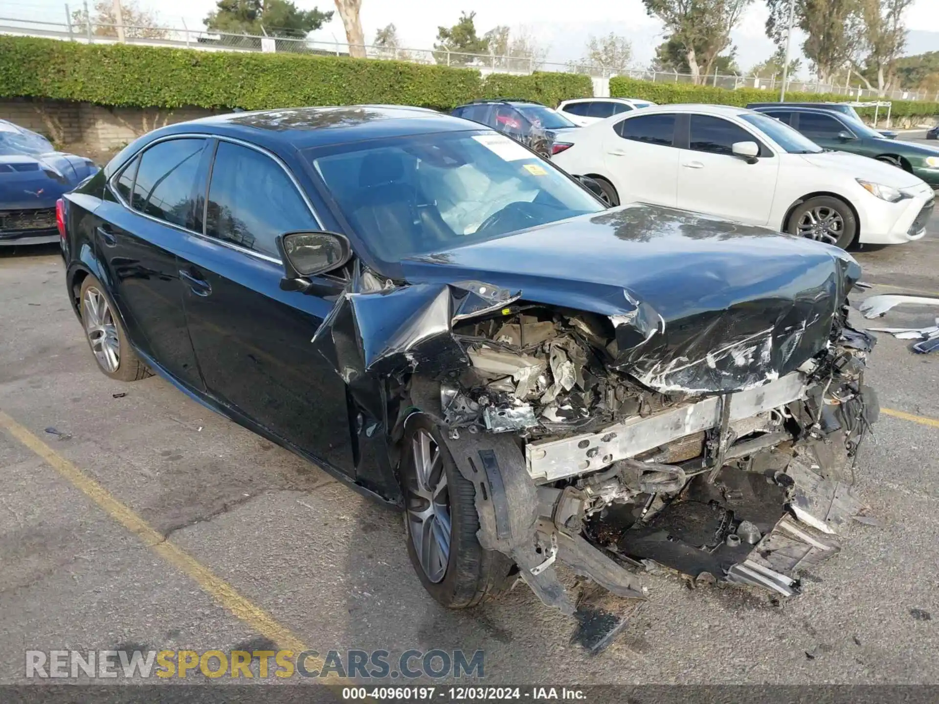 1 Photograph of a damaged car JTHBA1D2XK5091581 LEXUS IS 300 2019