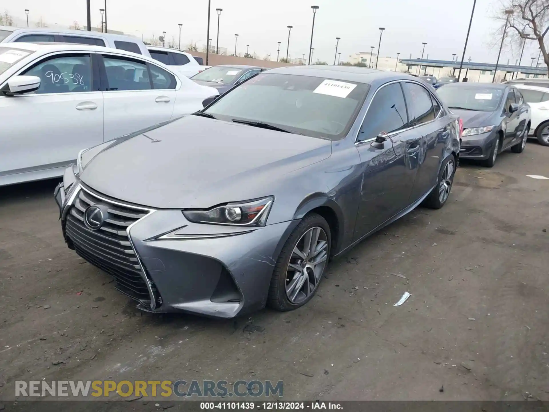 2 Photograph of a damaged car JTHDA1D24L5107168 LEXUS IS 300 2020