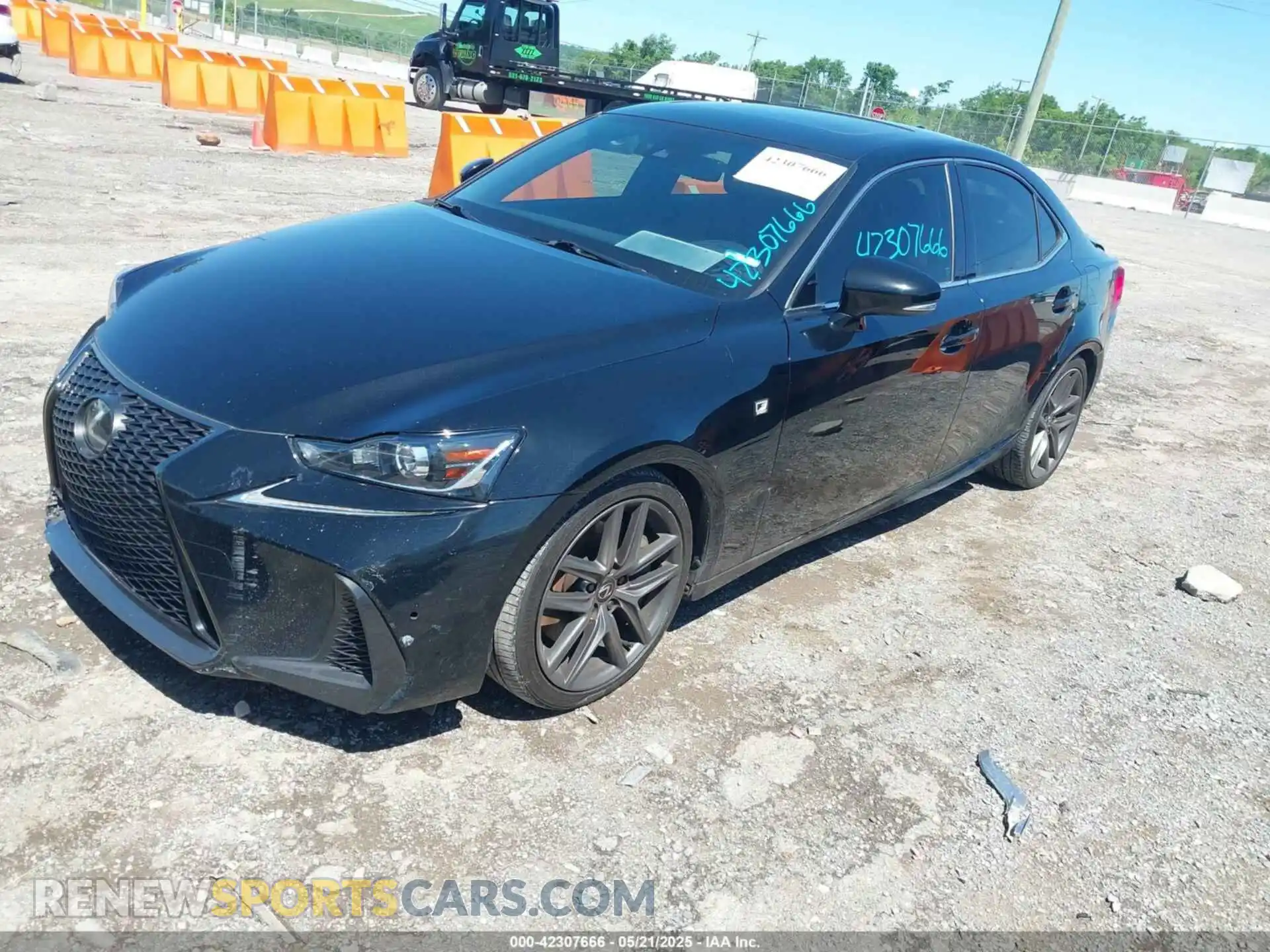 2 Photograph of a damaged car JTHGA1D23L5107353 LEXUS IS 300 2020