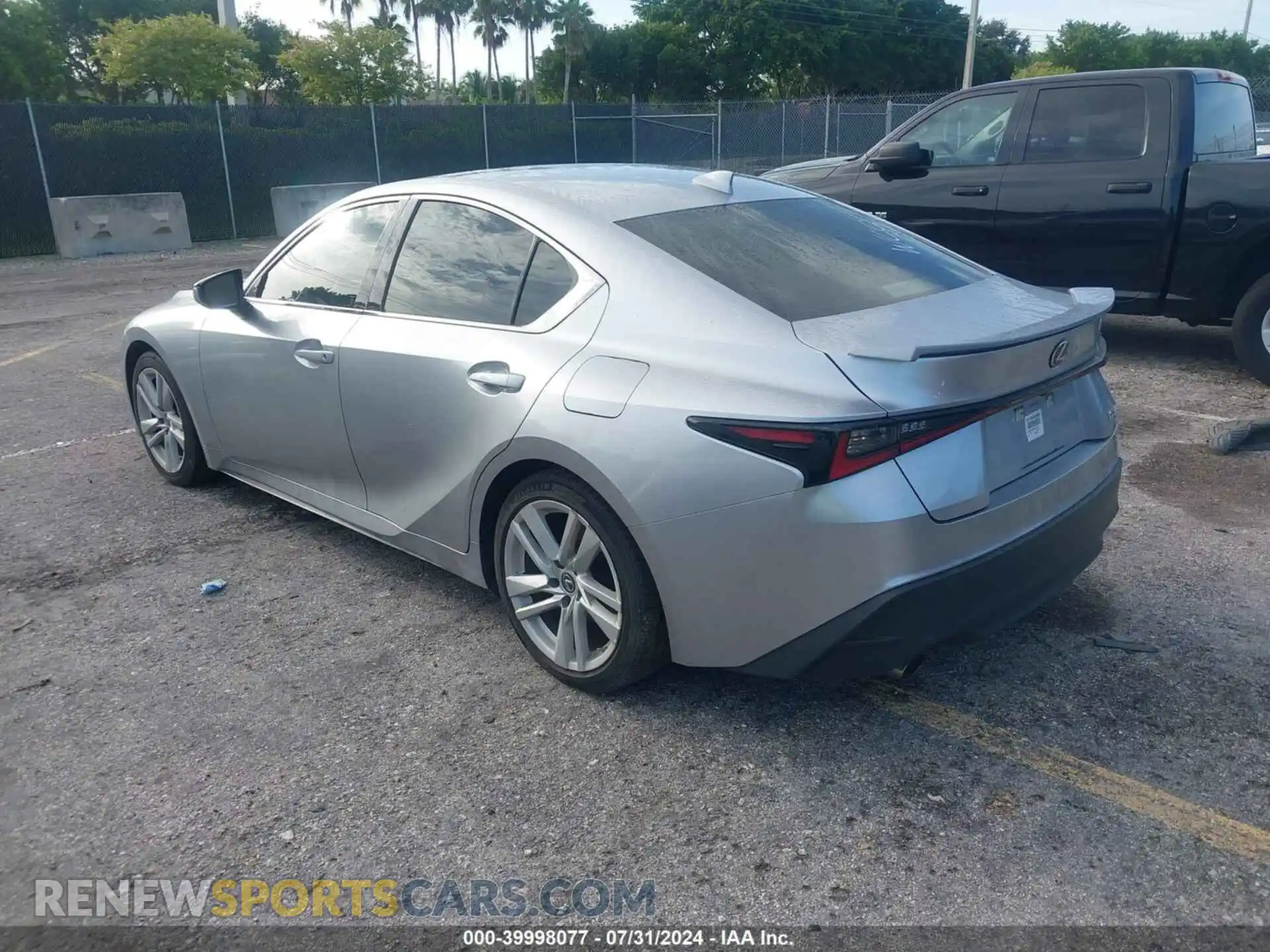 3 Photograph of a damaged car JTHAA1D20M5113232 LEXUS IS 300 2021