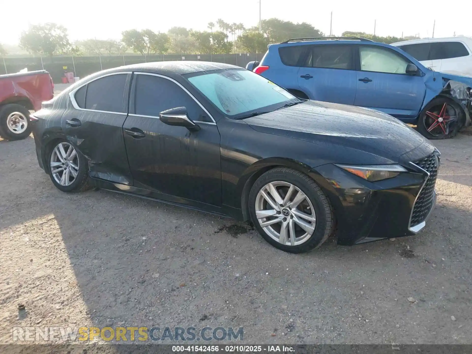 1 Photograph of a damaged car JTHAA1D21M5113448 LEXUS IS 300 2021