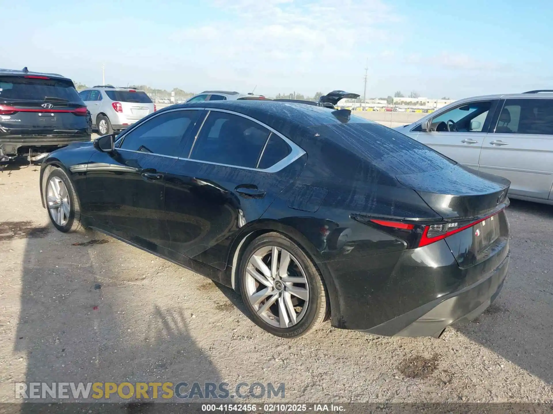 3 Photograph of a damaged car JTHAA1D21M5113448 LEXUS IS 300 2021