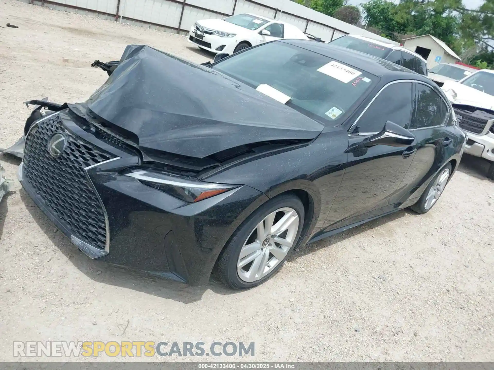 2 Photograph of a damaged car JTHAA1D24M5114934 LEXUS IS 300 2021