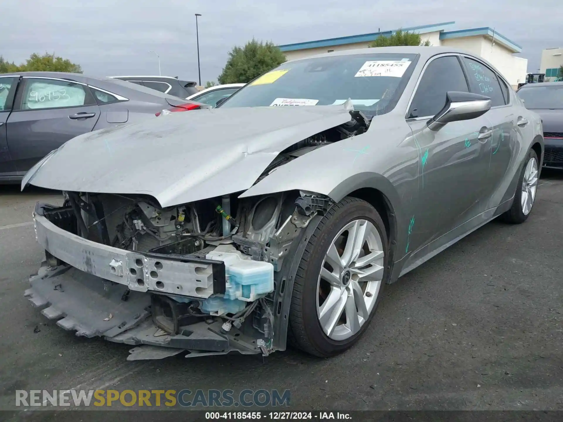 2 Photograph of a damaged car JTHAA1D28M5115410 LEXUS IS 300 2021