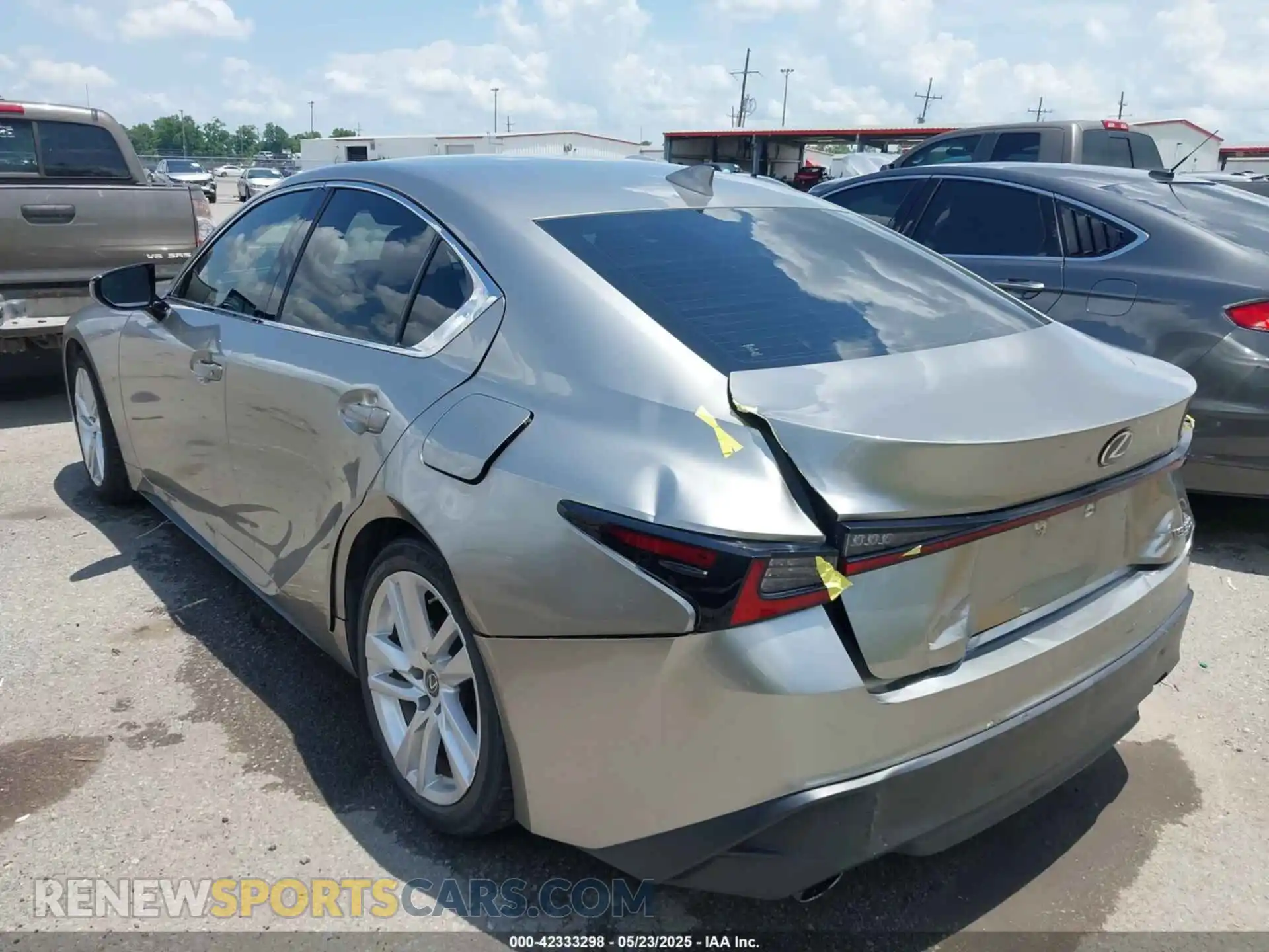 3 Photograph of a damaged car JTHAA1D2XM5109835 LEXUS IS 300 2021