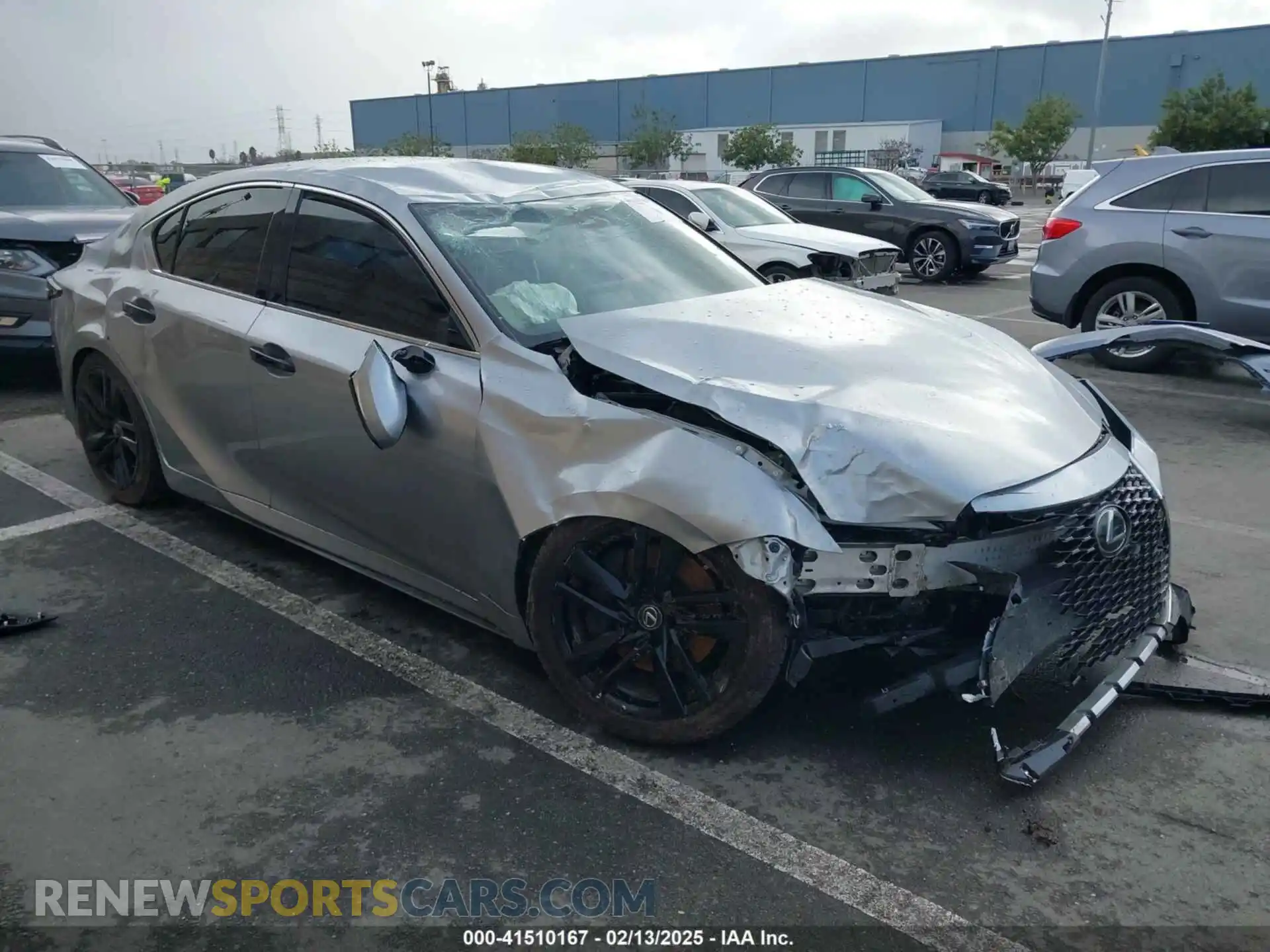 1 Photograph of a damaged car JTHAA1D2XM5111407 LEXUS IS 300 2021