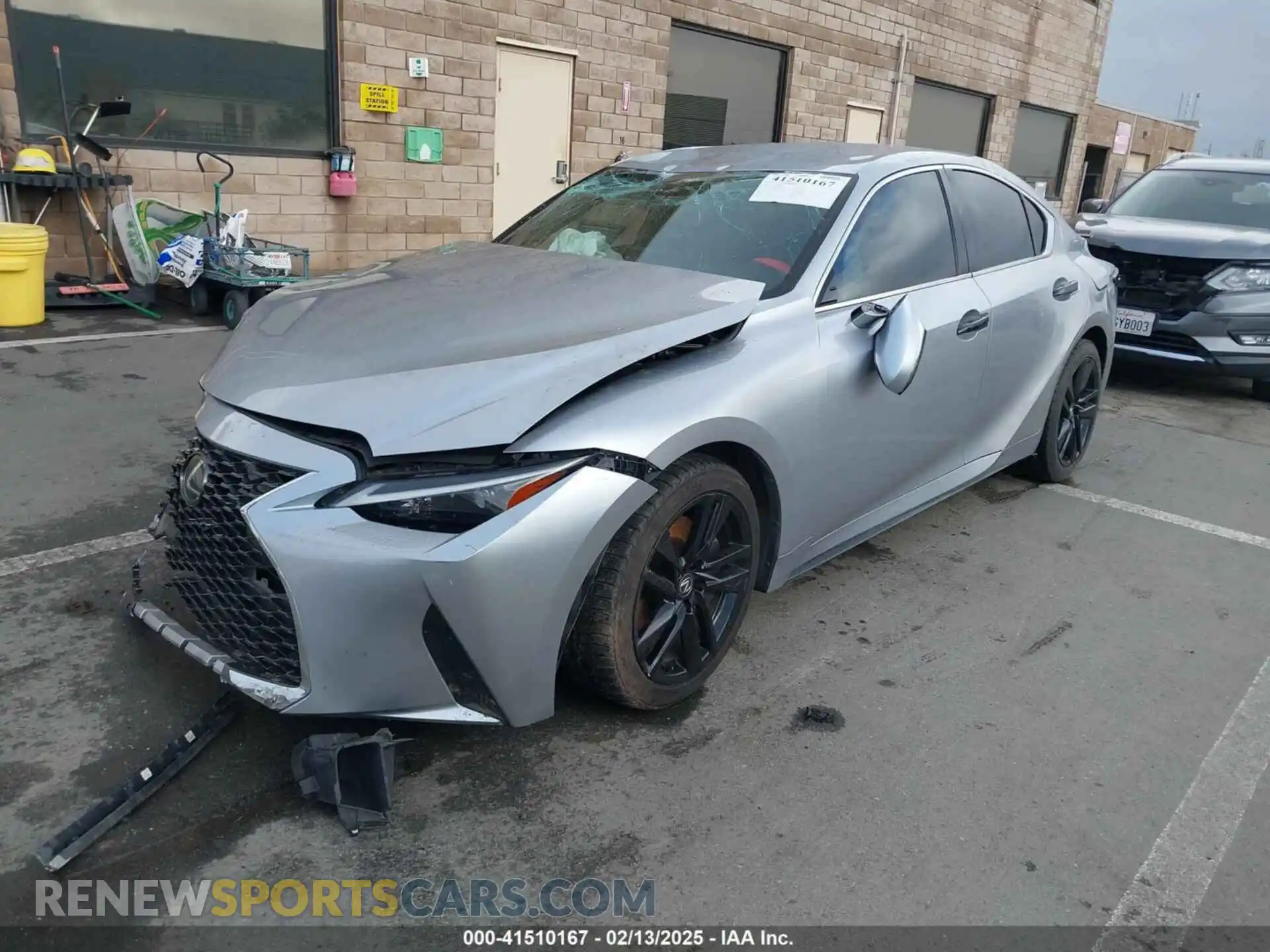 2 Photograph of a damaged car JTHAA1D2XM5111407 LEXUS IS 300 2021