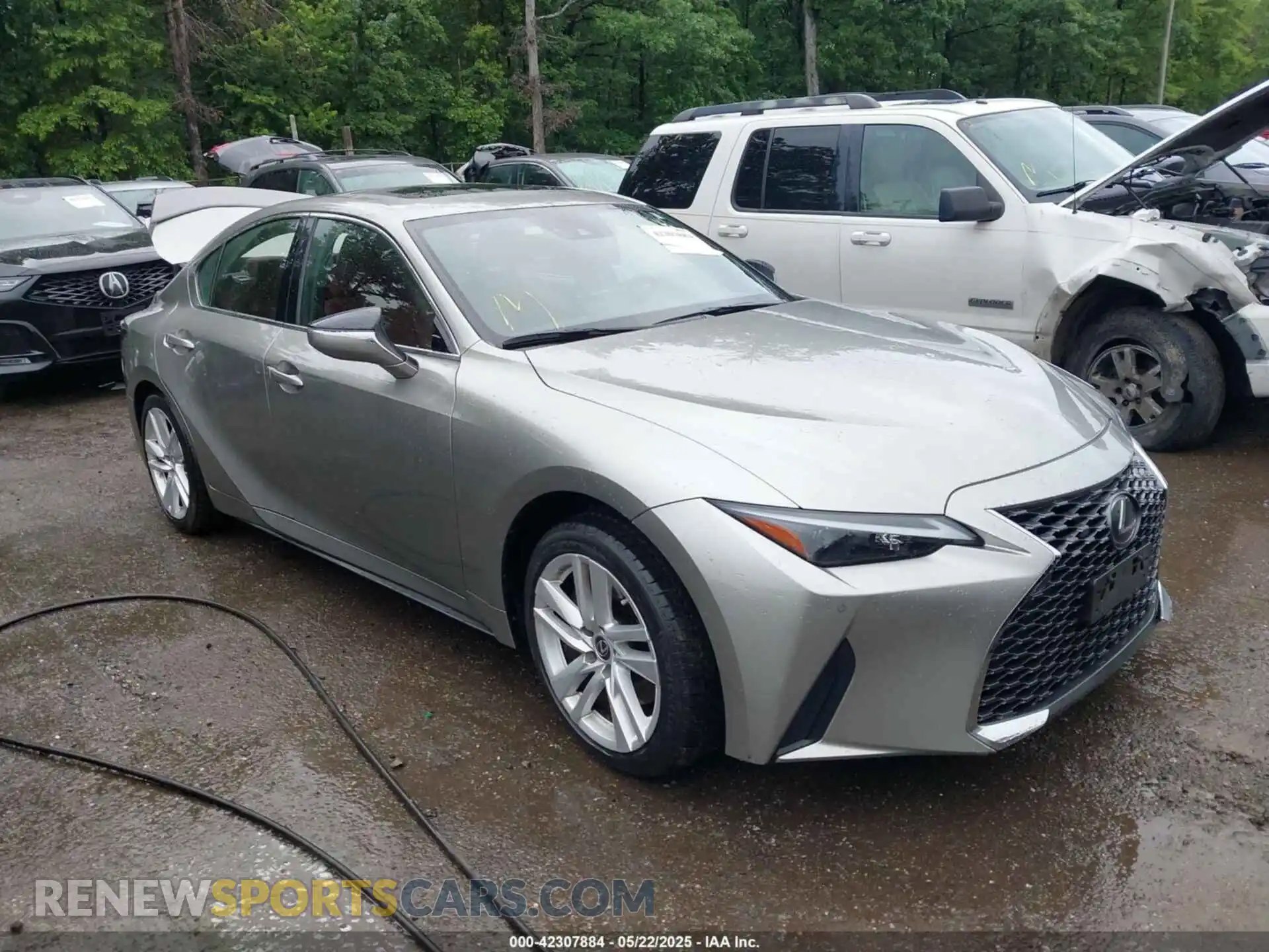 1 Photograph of a damaged car JTHC81F23M5047096 LEXUS IS 300 2021