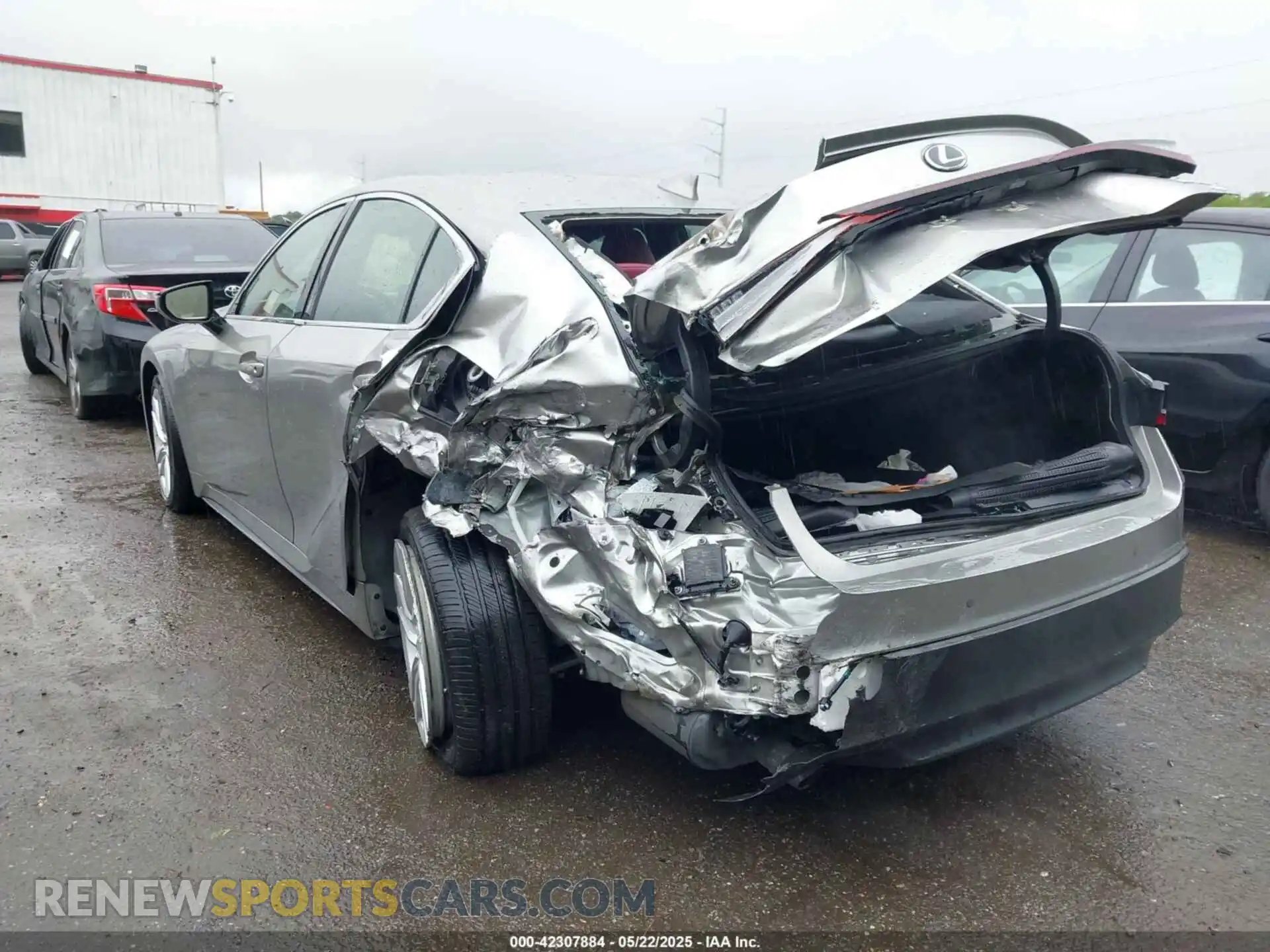 3 Photograph of a damaged car JTHC81F23M5047096 LEXUS IS 300 2021