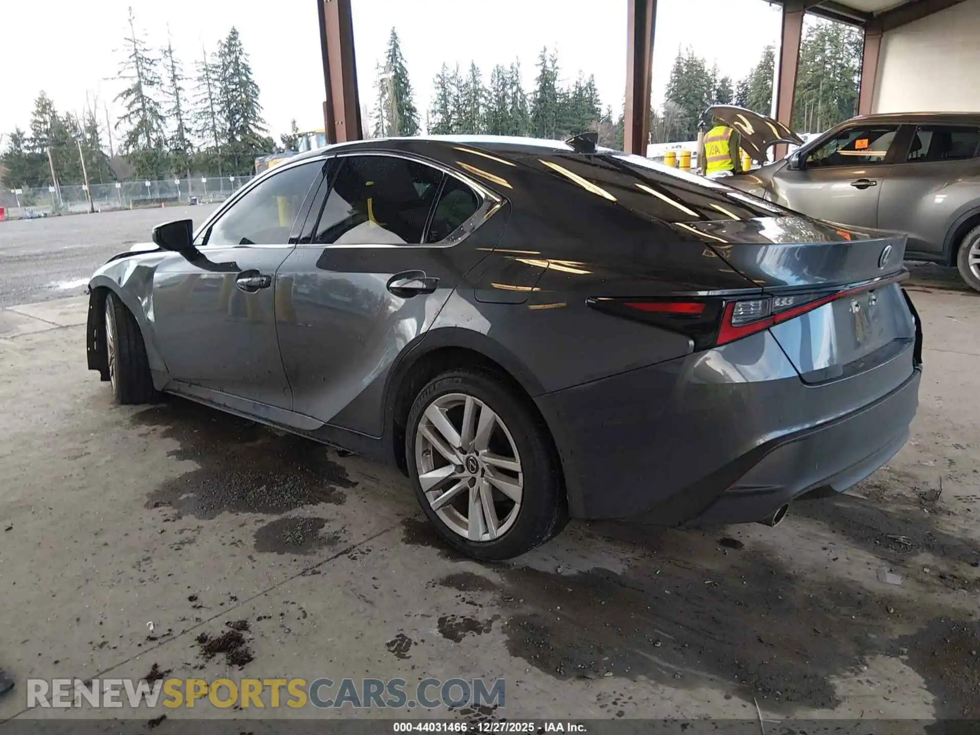 3 Photograph of a damaged car JTHC81F24M5046572 LEXUS IS 300 2021