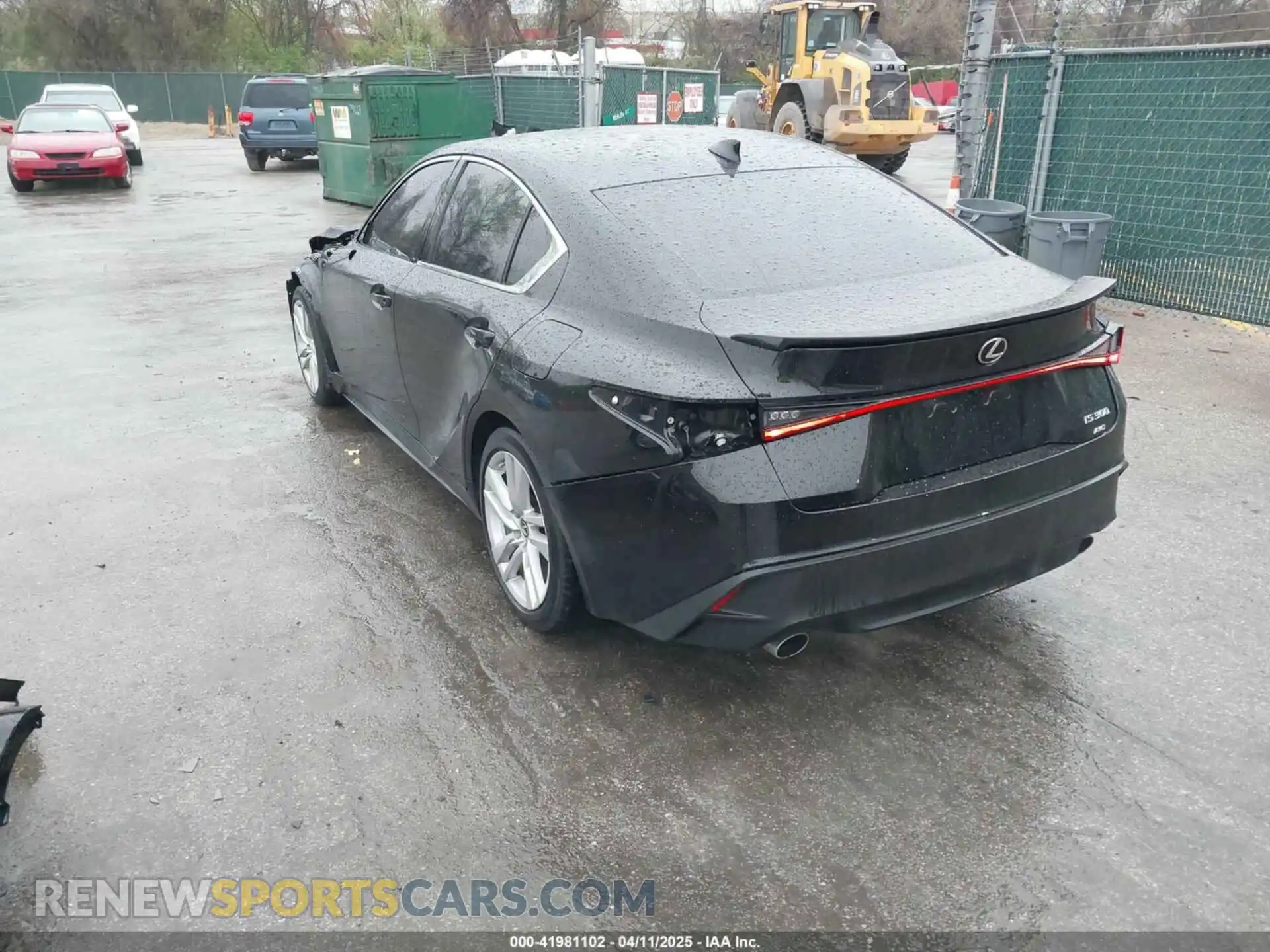 3 Photograph of a damaged car JTHC81F29M5043571 LEXUS IS 300 2021