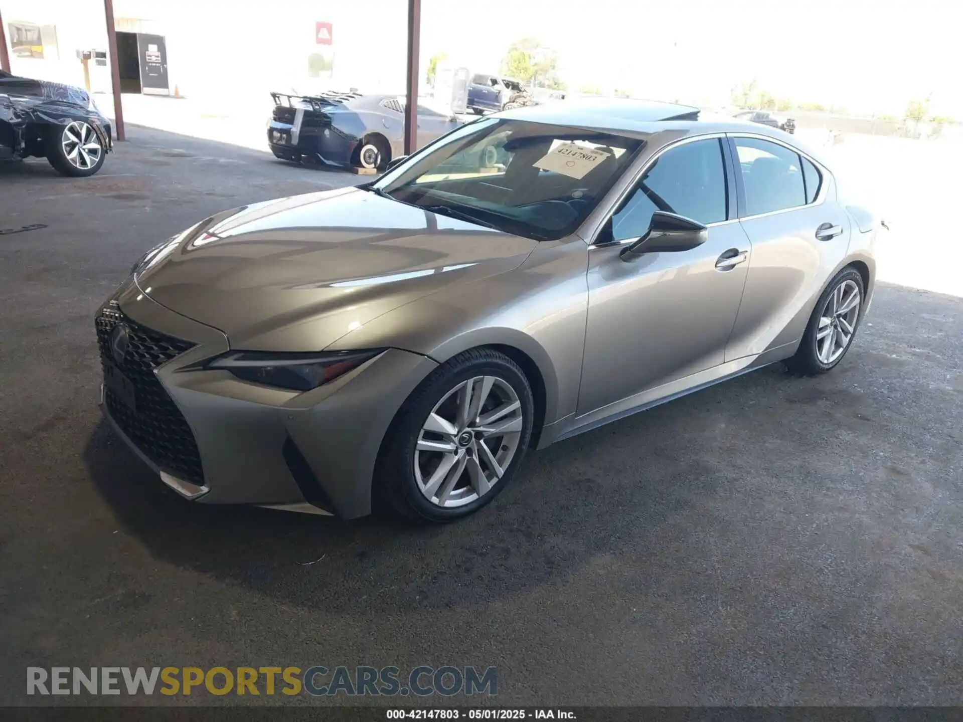 2 Photograph of a damaged car JTHCA1D20M5112820 LEXUS IS 300 2021