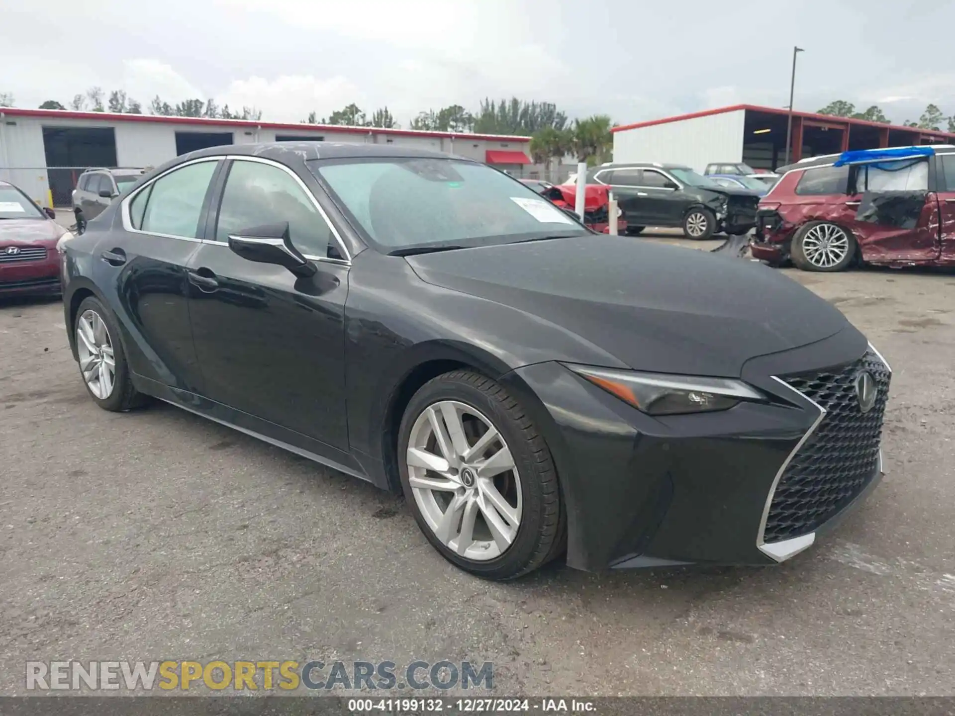 1 Photograph of a damaged car JTHCA1D26M5110330 LEXUS IS 300 2021