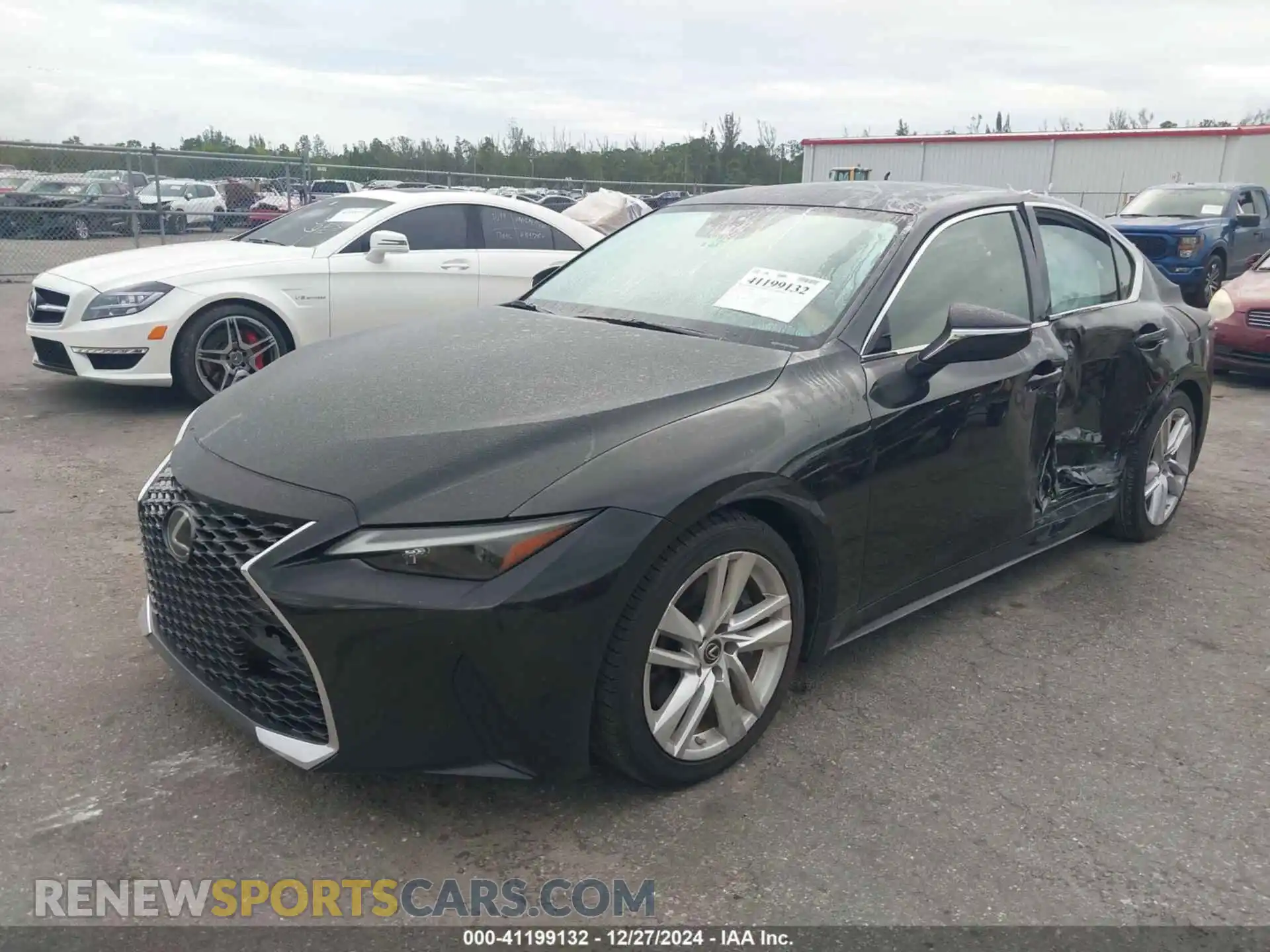 2 Photograph of a damaged car JTHCA1D26M5110330 LEXUS IS 300 2021