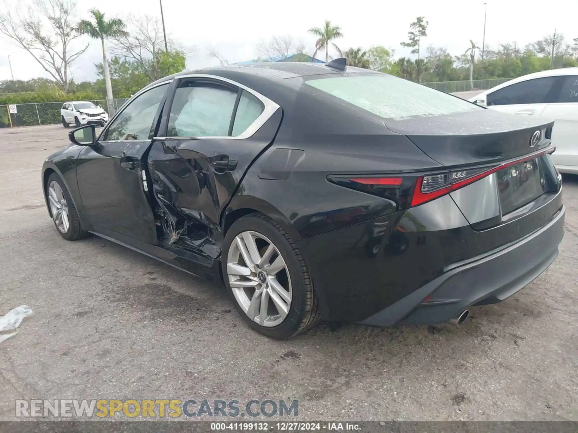 3 Photograph of a damaged car JTHCA1D26M5110330 LEXUS IS 300 2021