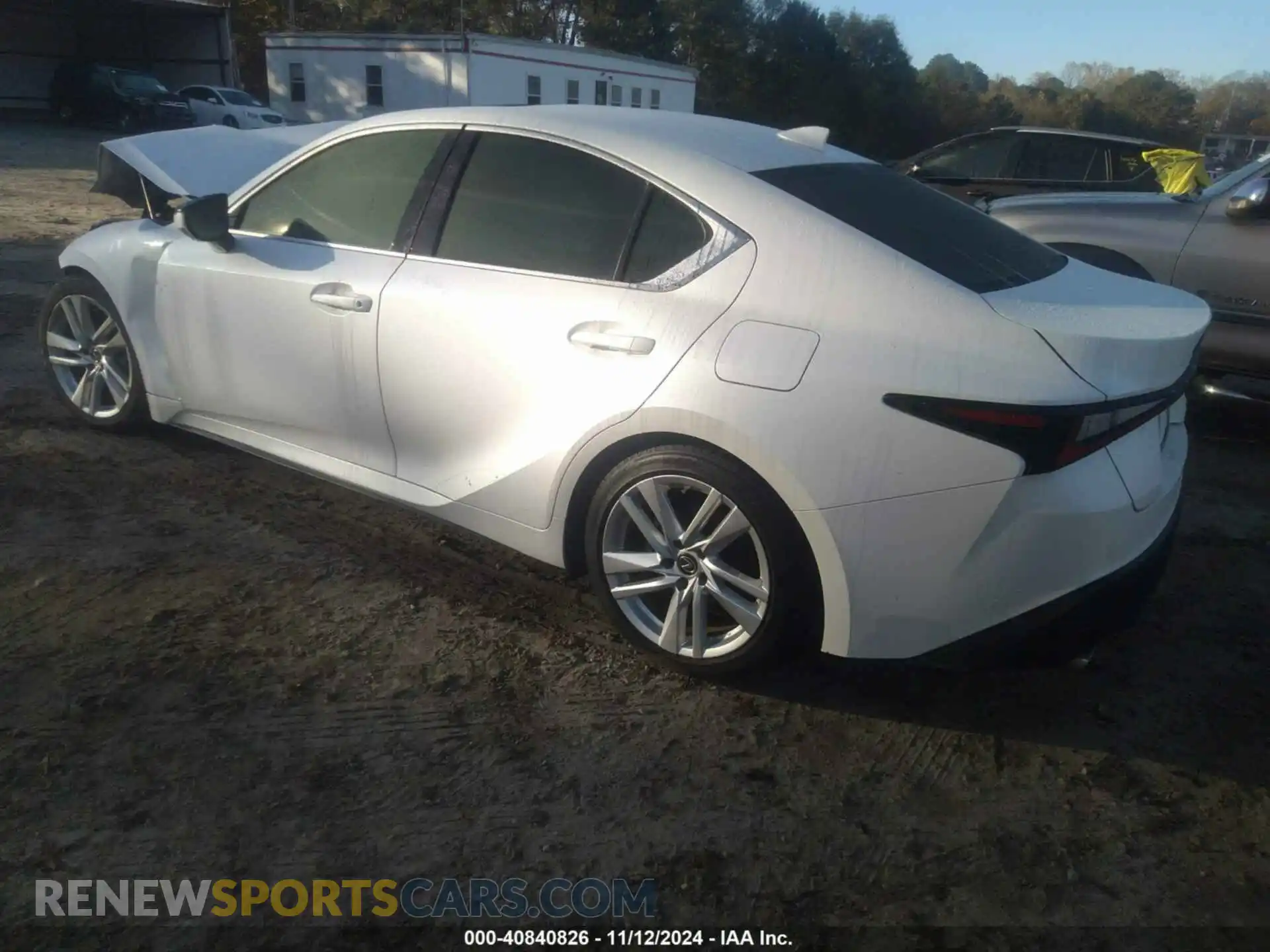 3 Photograph of a damaged car JTHCA1D27M5115231 LEXUS IS 300 2021